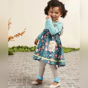 MATILDA JANE Once Upon A time Keepsake Chrissy Hooded Dress Size 2T Fall